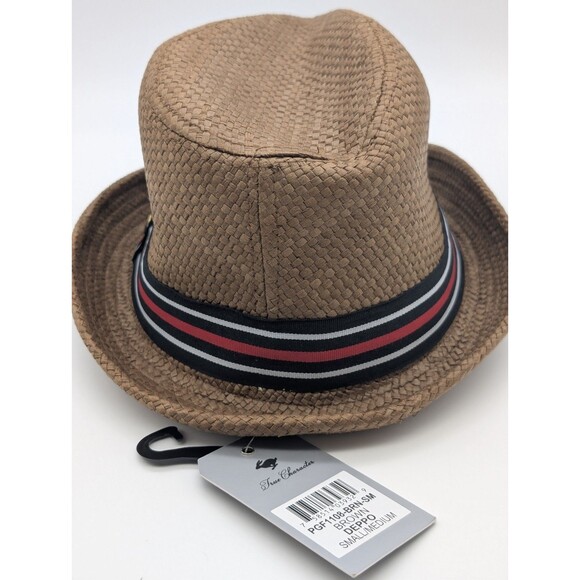 Peter Grimm | Accessories | New Peter Grimm Mens Headwear  New Peter Grimm Mens Headwear  Depp Straw Fedora Brown S/MEDIUM Satin Lining